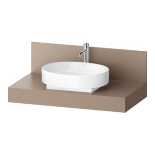Duravit Console Balcoon 100x55x37 cm, 1 AS, Bec. milieu, mod. sur mesure