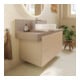 Duravit Console Balcoon 100x55x37 cm, 1 AS, Bec. milieu, mod. sur mesure