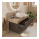 Duravit Console Balcoon 100x55x37 cm, 1 AS, Bec. milieu, mod. sur mesure
