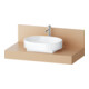 Duravit Console Balcoon 100x55x37 cm, 1 AS, Bec milieu, Terra ma-1