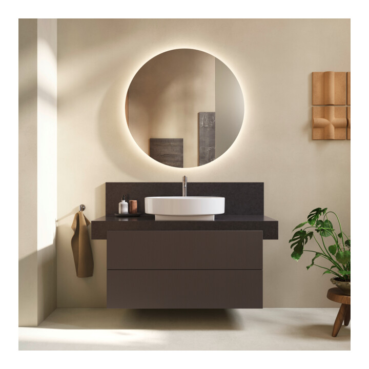 Duravit Console Balcoon 100x55x37 cm, 1 AS, blanc mat, laqué S, fixation murale