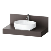 Duravit Console Balcoon 100x55x37 cm, 1 AS, robinet milieu, brun ma