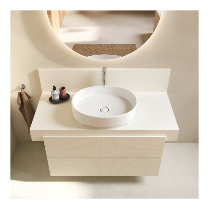 Duravit Console Balcoon 120x55x37 cm, 1 AS, Be mitt, Ivoire mat