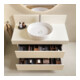 Duravit Console Balcoon 120x55x37 cm, 1 AS, Be mitt, Ivoire mat