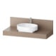 Duravit Console Balcoon 120x55x37 cm, 1 AS, Bec central, montage encastré-1
