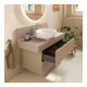 Duravit Console Balcoon 120x55x37 cm, 1 AS, Bec central, montage encastré