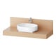 Duravit Console Balcoon 120x55x37 cm, 1 AS, Bec milieu, Terra ma-1