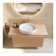 Duravit Console Balcoon 120x55x37 cm, 1 AS, Bec milieu, Terra ma