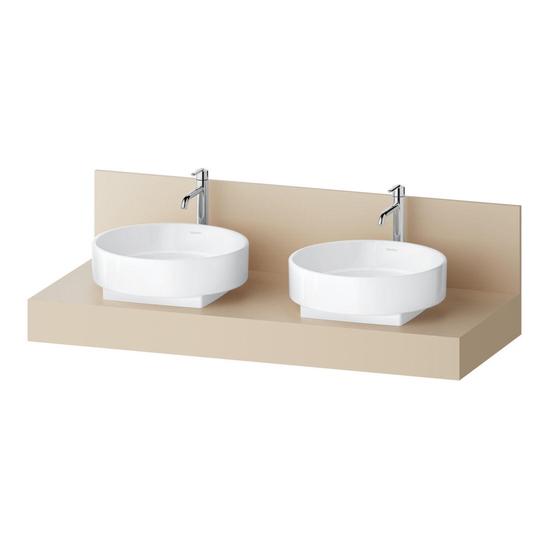 Duravit Console Balcoon 130x55x37 cm, 2 A., double, beige sable