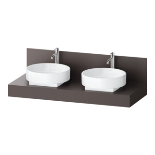 Duravit Console Balcoon 130x55x37 cm, 2 A., double face, marron ma