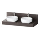 Duravit Console Balcoon 130x55x37 cm, 2 A., double face, marron ma-1