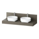 Duravit Console Balcoon 140x55x37 cm, 2 A., Be bs, ba S, Verb-St-1