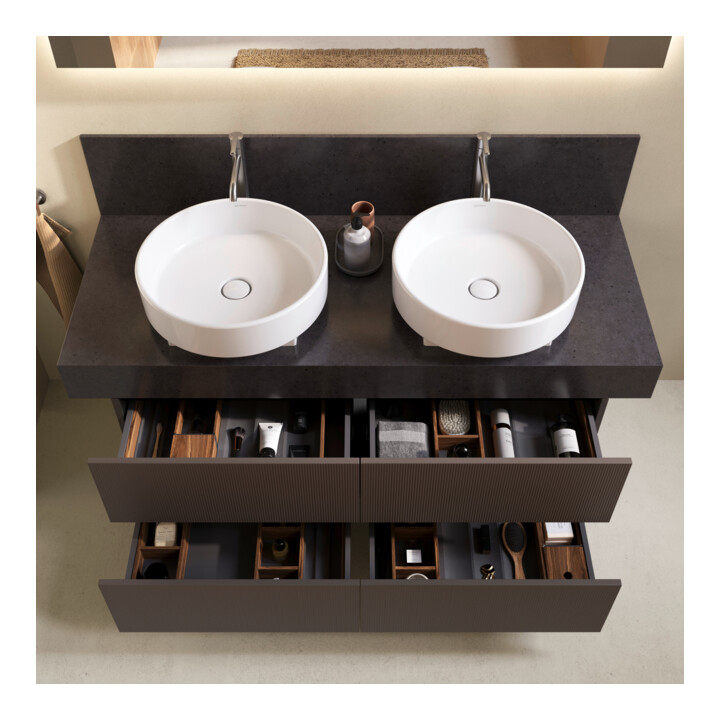 Duravit Console Balcoon 140x55x37 cm, 2 A., Be bs, la S, Verb-St