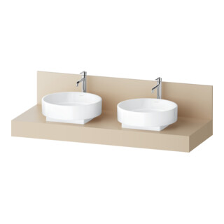 Duravit Console Balcoon 140x55x37 cm, 2 A., double face, beige sable