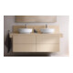 Duravit Console Balcoon 140x55x37 cm, 2 A., double face, beige sable-5