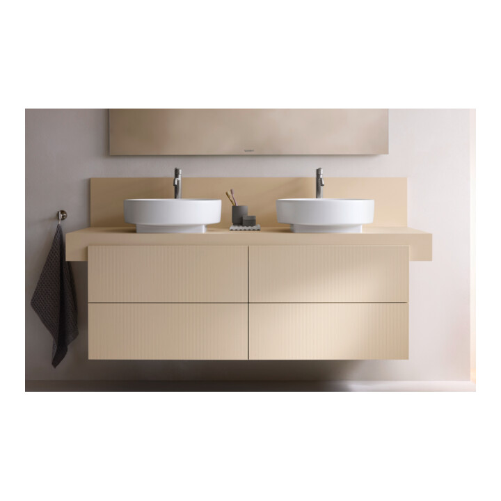 Duravit Console Balcoon 140x55x37 cm, 2 A., double face, beige sable