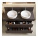 Duravit Console Balcoon 140x55x37 cm, 2 A., double face, marron ma