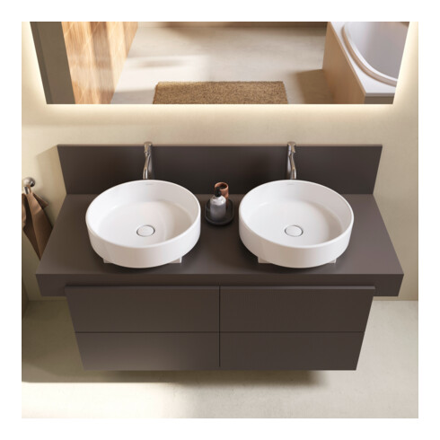 Duravit Console Balcoon 140x55x37 cm, 2 A., double face, marron ma