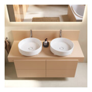 Duravit Console Balcoon 140x55x37 cm, 2 tiroirs, Terra mat-2