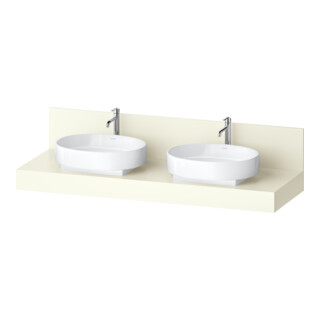 Duravit Console Balcoon 160x55x37 cm, 2 tiroirs, beige, ivoire mat