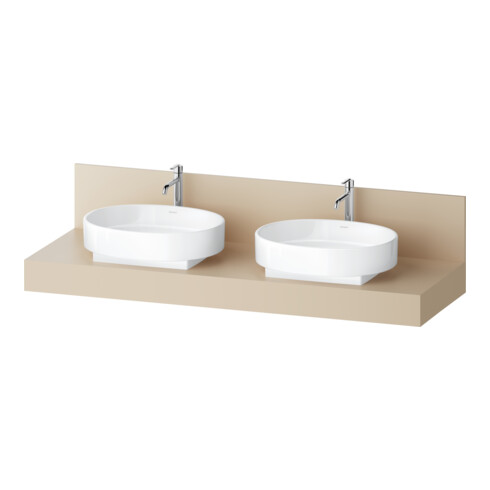 Duravit Console Balcoon 160x55x37 cm, 2 tiroirs, beige sable
