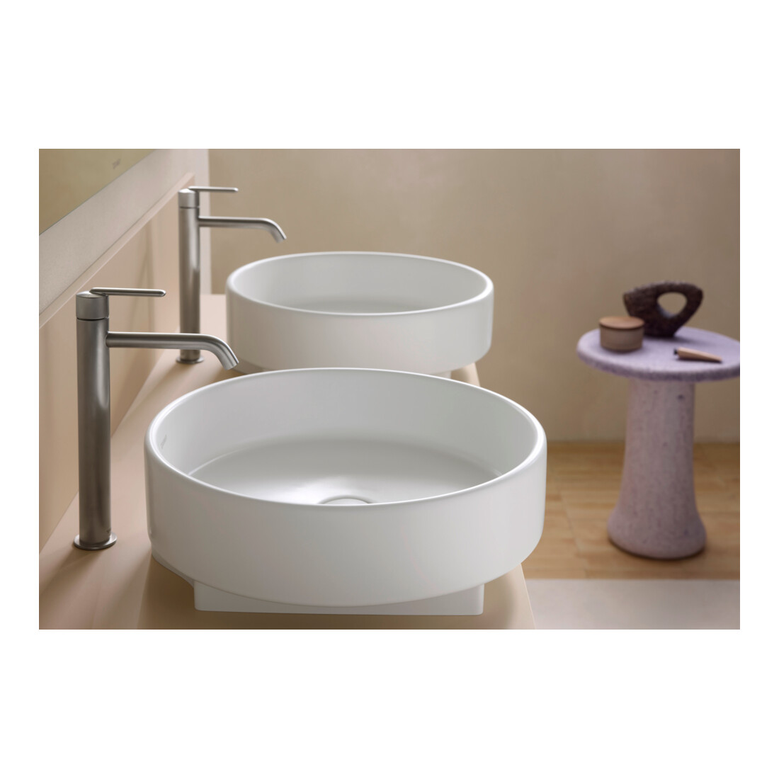 Duravit Console Balcoon 160x55x37 cm, 2 tiroirs, beige sable