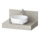 Duravit Console Balcoon 80x55x37 cm, 1 AS, blanc mat, avec S, fixation murale-1