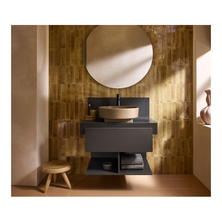 Duravit Console Balcoon 80x55x37 cm, 1 AS, blanc mat, laqué S, fixation murale