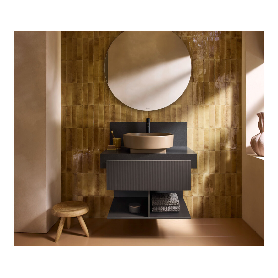 Duravit Console Balcoon 80x55x37 cm, 1 AS, blanc mat, laqué S, fixation murale