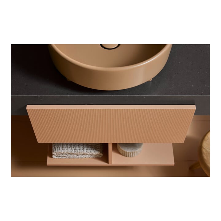 Duravit Console Balcoon 80x55x37 cm, 1 AS, blanc mat, laqué S, fixation murale