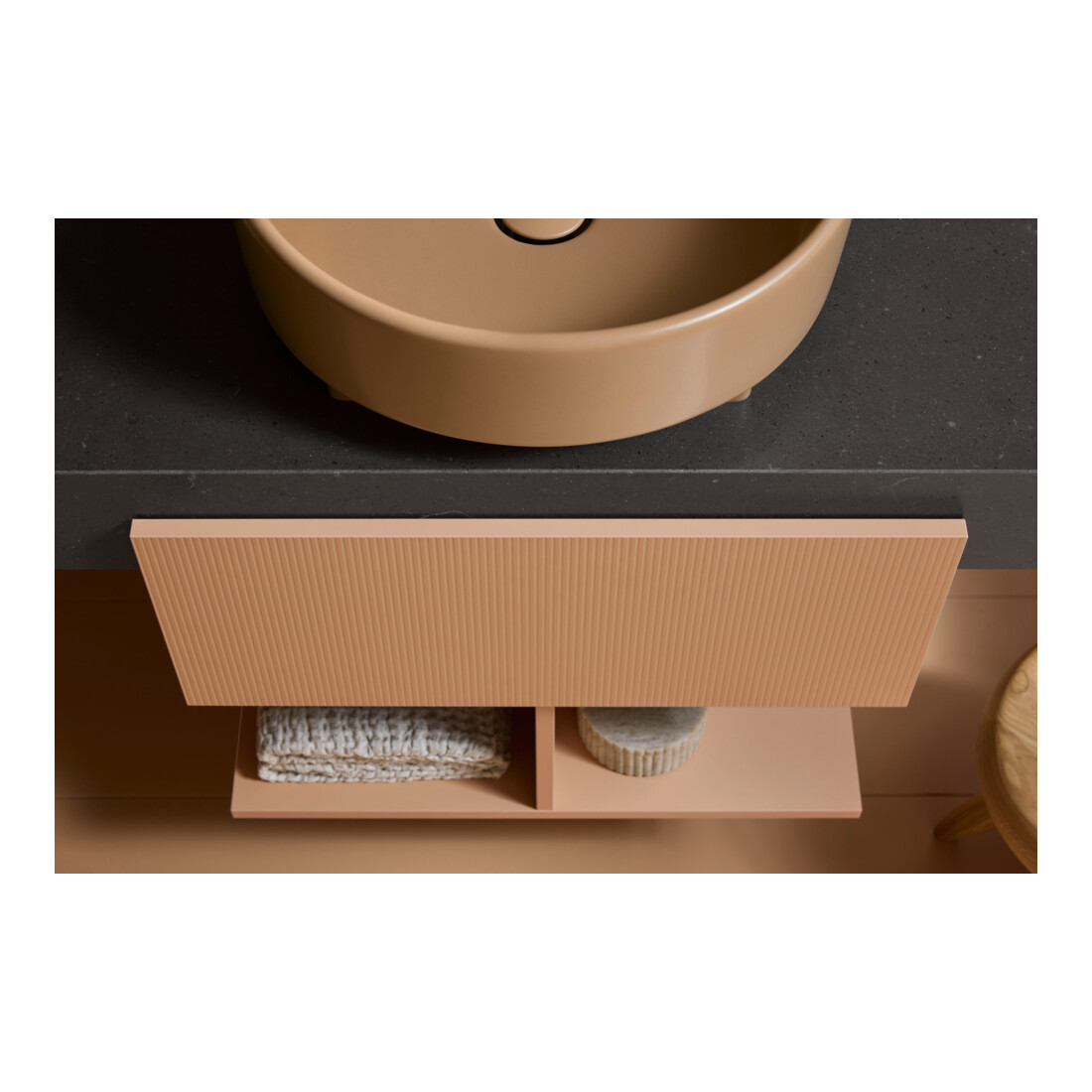 Duravit Console Balcoon 80x55x37 cm, 1 AS, blanc mat, laqué S, fixation murale