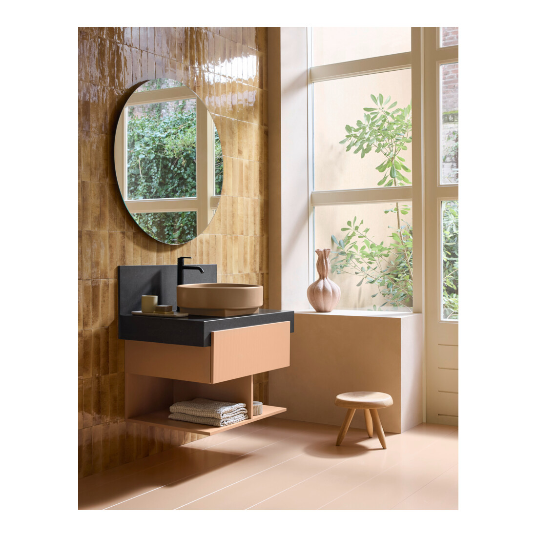 Duravit Console Balcoon 80x55x37 cm, 1 AS, blanc mat, laqué S, fixation murale