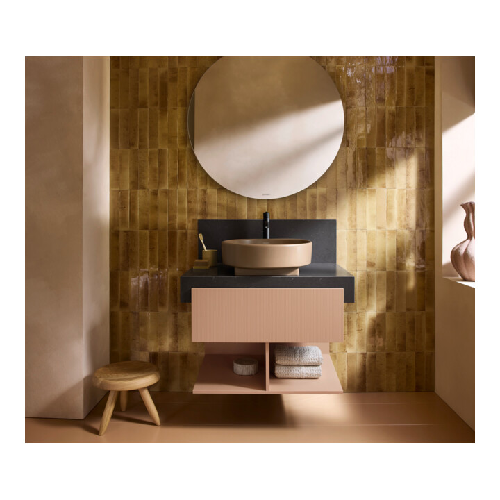 Duravit Console Balcoon 80x55x37 cm, 1 AS, blanc mat, laqué S, fixation murale