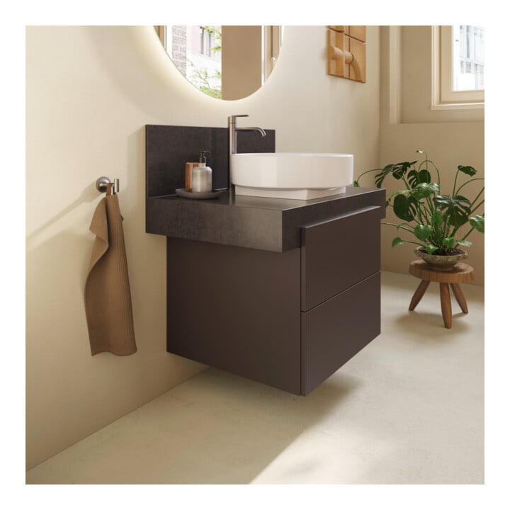 Duravit Console Balcoon 80x55x37 cm, 1 AS, blanc mat, laqué S, fixation murale