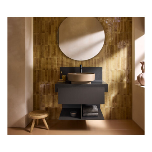 Duravit Console Balcoon 80x55x37 cm, 1 AS, blanc mat, laqué S, fixation murale