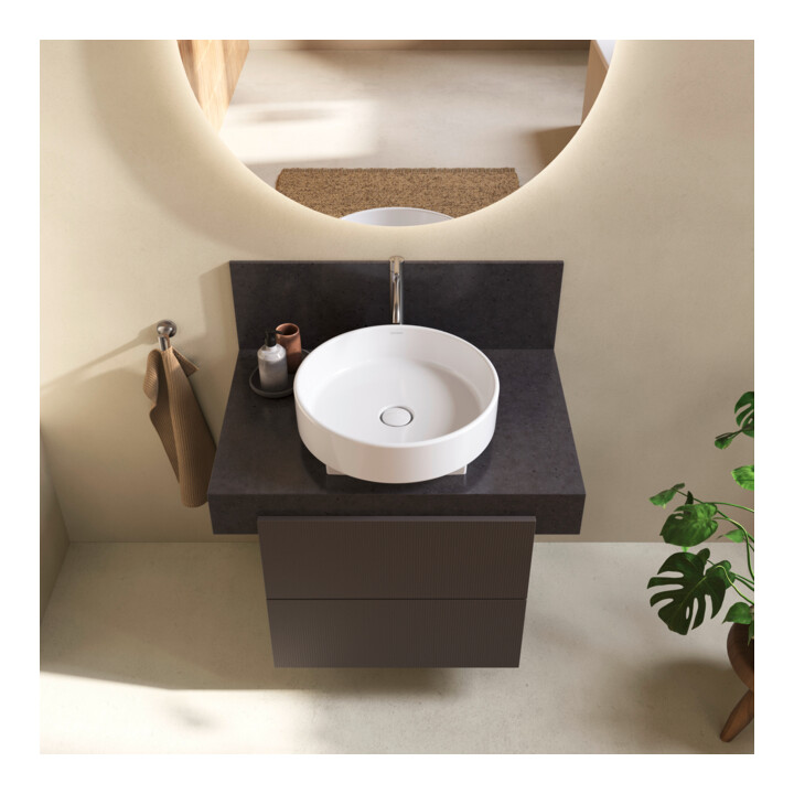 Duravit Console Balcoon 80x55x37 cm, 1 AS, blanc mat, laqué S, fixation murale