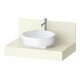 Duravit Console Balcoon 80x55x37 cm, 1 AS robinet central, ivoire mat-1