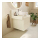 Duravit Console Balcoon 80x55x37 cm, 1 AS robinet central, ivoire mat