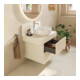 Duravit Console Balcoon 80x55x37 cm, 1 AS robinet central, ivoire mat