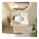 Duravit Console Balcoon 80x55x37 cm, 1 AS robinet central, ivoire mat