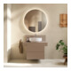 Duravit Console Balcoon 80x55x37 cm, 1 découpe lavabo centrale, modifiable