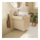 Duravit Console Balcoon 80x55x37 cm, 1 trou robinet, beige sable