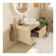 Duravit Console Balcoon 80x55x37 cm, 1 trou robinet, beige sable