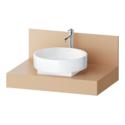 Duravit Console Balcoon 80x55x37 cm, 1 trou robinet, Terra ma