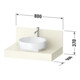 Duravit Console Balcoon 80x55x37 cm, 1 trou robinet, Terra ma-4