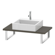 Duravit Console Compact L-Cube 80-200x48 cm, 1 AS, ép. 3 cm, pour Gr s-mat