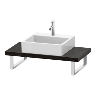 Duravit Console Compact L-Cube 80-200x48 cm, 1 AS, ép. 4,5 cm, E d geb.