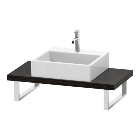 Duravit Console Compact L-Cube 80-200x48 cm, 1 AS, ép. 4,5 cm, E d geb.