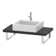 Duravit Console Compact L-Cube 80-200x48 cm, 1 AS, ép. 4,5 cm, graph ma