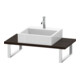 Duravit Console Compact L-Cube 80-200x48 cm, 1 AS, épaisseur 3 cm, noyer courbé-1